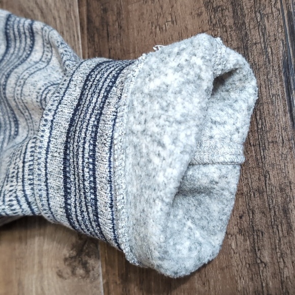 Burton Dry Ride Fleece Lined Striped 6 Button Henley Hoodie Size Small Snowboard - Picture 11 of 13